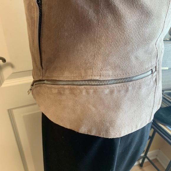 Soia & Kyo Leather /suede moto style Jacket - Picture 8 of 14